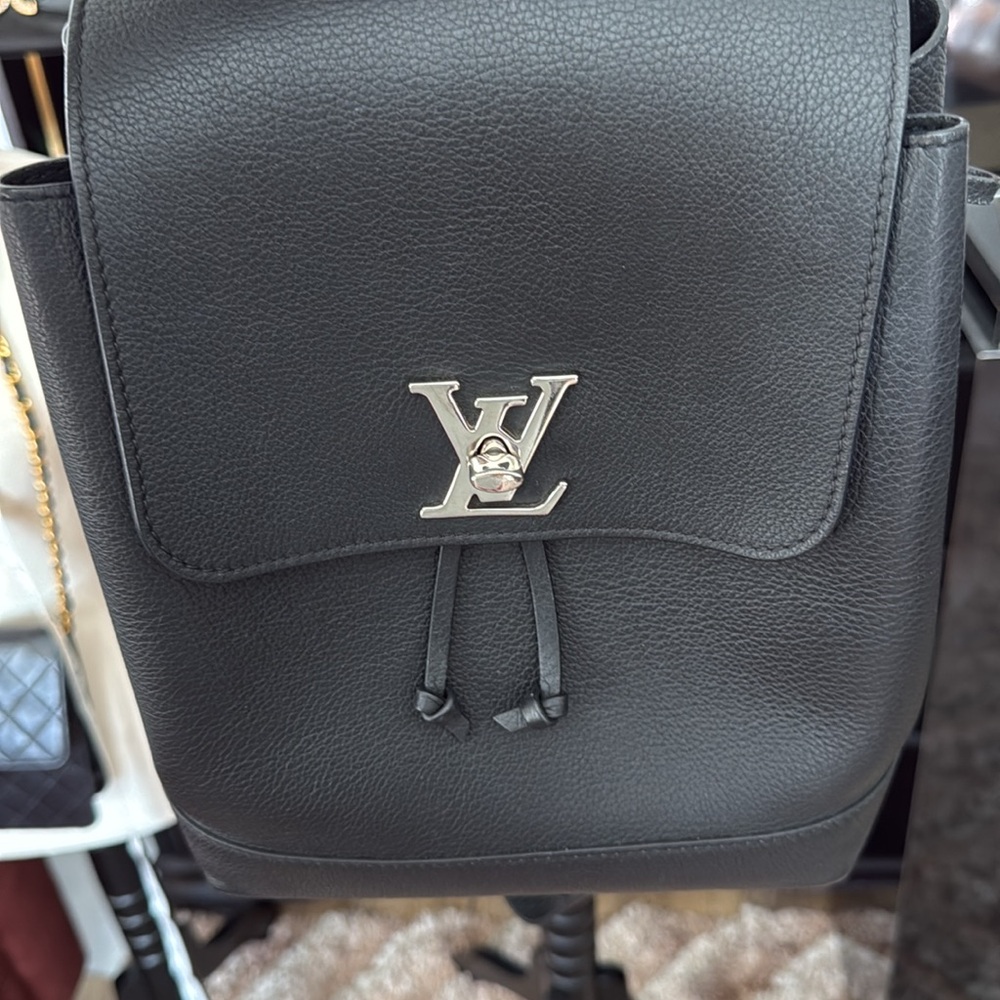 Louis Vuitton Black Leather Backpack - Picture 6 of 6
